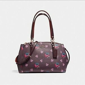 Coach small christie carryall in wildflower